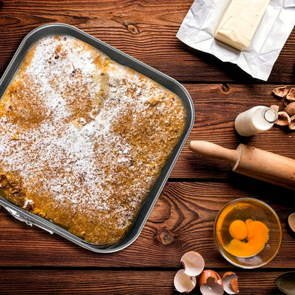 3pcs Christmas Baking Set, Carbon Steel Cake Pans with Detachable Base, Multi-Shaped Heart & Round Polycarbonate Molds, for Creative Cooking & Kitchen Supplies