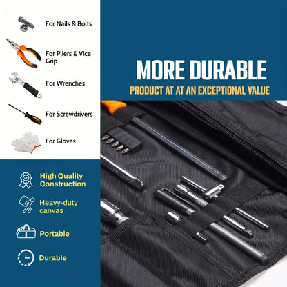 Nylon Carrying Bag Reel Type Tool Kit Electrician Tool Insert Bag Canvas Oxford Cloth Tool Kit Tool Bag Hardware Tool Kit