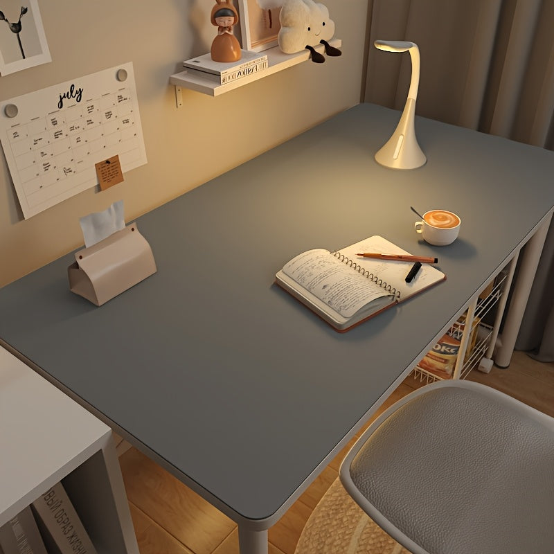 1 PU Leather Desk Pad Large Non-slip and Wear-resistant Office Desktop Protective Pad Easy to Clean Multi-functional Writing Pad Mouse Pad Essential for Home and Office Available in Black, Brown and Gray, Home Workspace, Writ