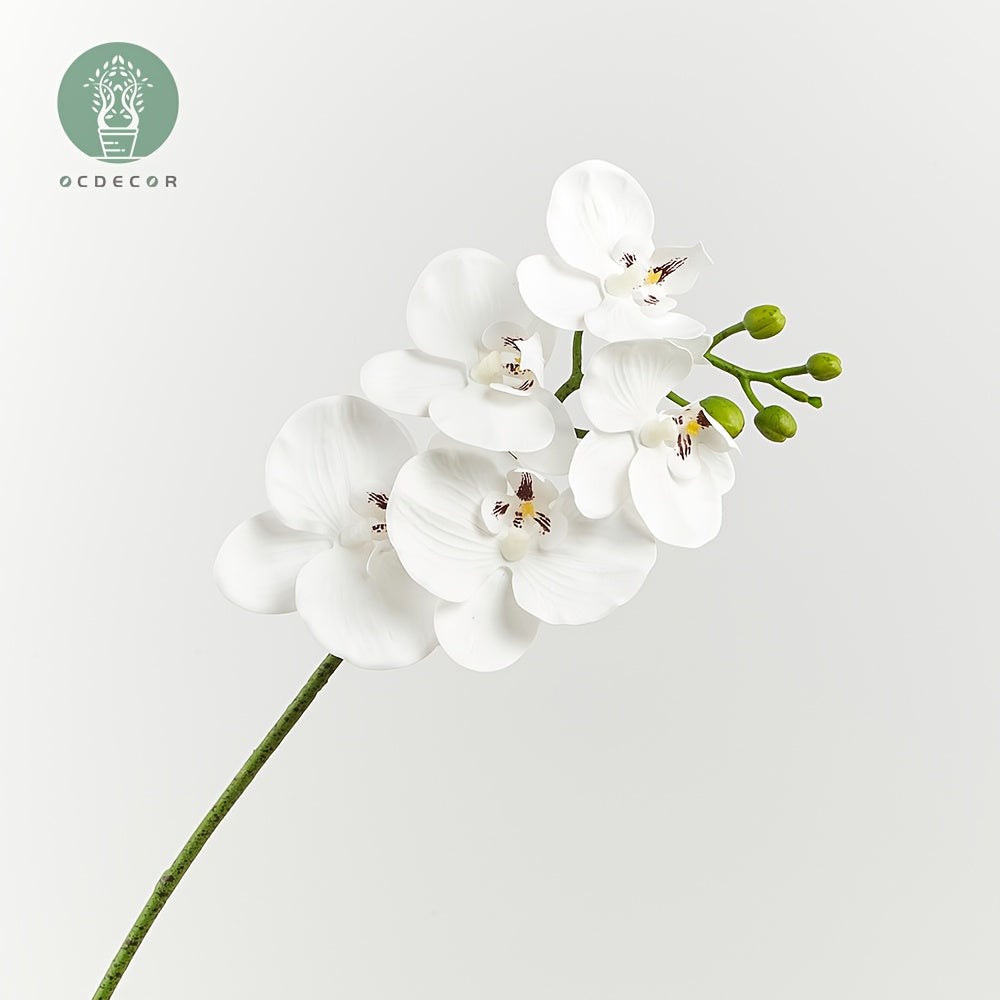 1pc, Faux Orchid, Potted Plant, Potted Flower Ornament Decorative Flower Plant, Photo Props, Outdoor Decor, Home Decor, Mother's Day Gifts Birthday Gifts