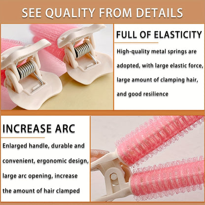 4pcs/set Volumizing Hair Root Rollers Fluffy Air Bangs Tools Heartless Hair Curlers DIY Hair Styling Accessories For Women And daily use