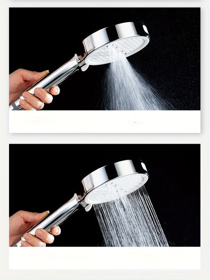 Wall-Mounted Shower Head with Adjustable Arm - No Electricity Needed, Easy Installation, Heavy-Duty Copper Construction for Modern Bathroom Upgrade - Ideal for Bath or Shower