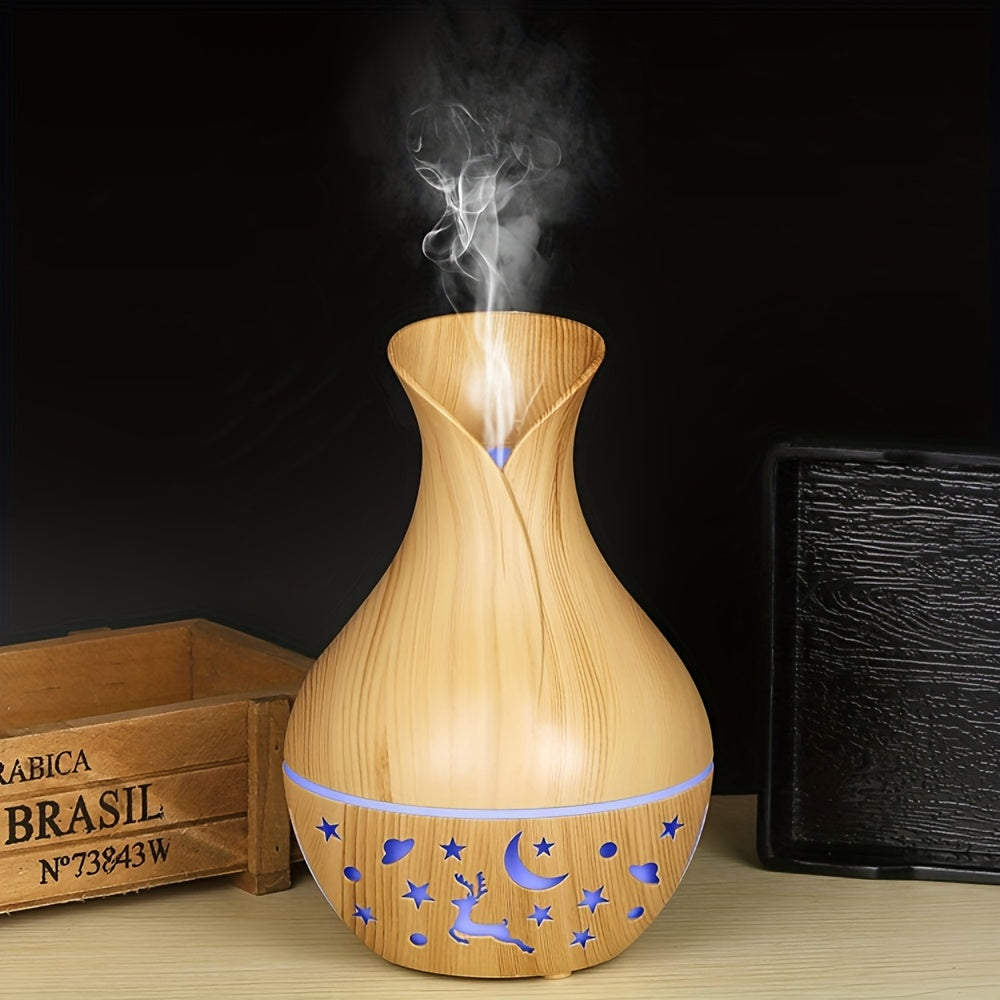 1pc AromaWave USB Powered Aromatherapy Diffuser - Multi-Functional Air Purifier, Facial Humidifier, and Room Freshener with Swab and Spring - Ideal for Office, Bedroom, Living Room - Plastic Material