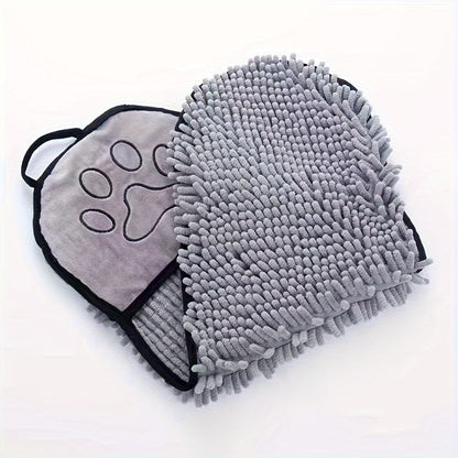 Absorbent Pet Drying Towel for Dogs, Quick Dry, Soft Polyester Fiber Bath Towel, Skin-Friendly, Ideal for Cats, with Effortless Grooming