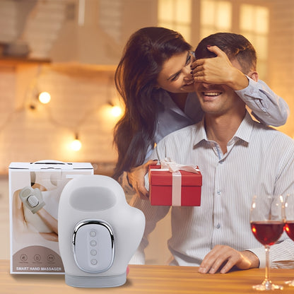 Ideal Gift, Hot Pressure Relax Hand Massager with 3 Massage Modes, 4 Temperature Settings, and 5 Air Wave Models Glove to Release Hand Stress from Long-Term Labor, Perfect for Moms and Women