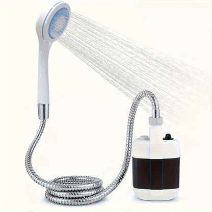 Portable Shower Camping Travel Shower, RV Travel Home Travel Garden Water Handheld Camp Shower Pump-Water Filtration System (4 to 5 Liter Water Flow Per Minute) RV Exterior Showers