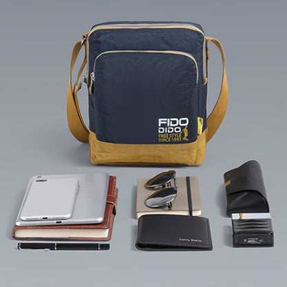 Phidudu Men's Single Shoulder Bag Fashion Casual Crossbody Oxford Cloth Outdoor Small Backpack Korean Style Trendy Bag