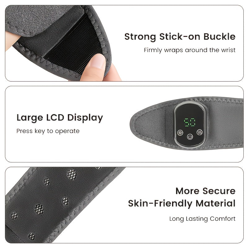 Portable wrist massager, vibration, three modes