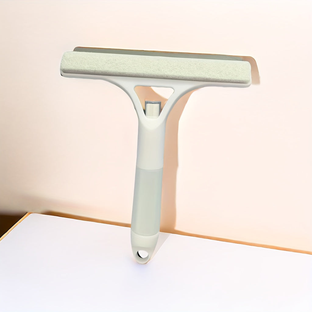 3-in-1 Multifunctional Plastic Squeegees for Windows, Mirrors, and Glass Cleaning - Spray, Wipe and Dry - Ideal for Bathroom, Kitchen, and Living Spaces