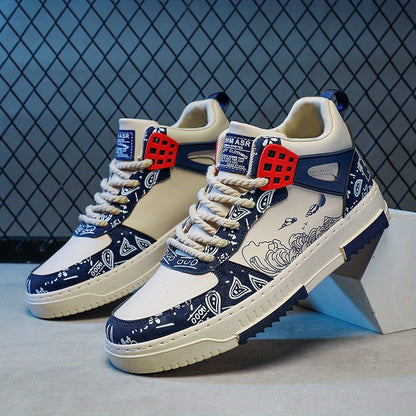 Men's Sneakers Trendy Lightweight Comfy Walking Skate Shoes Spring Summer Autumn And Winter, For Halloween