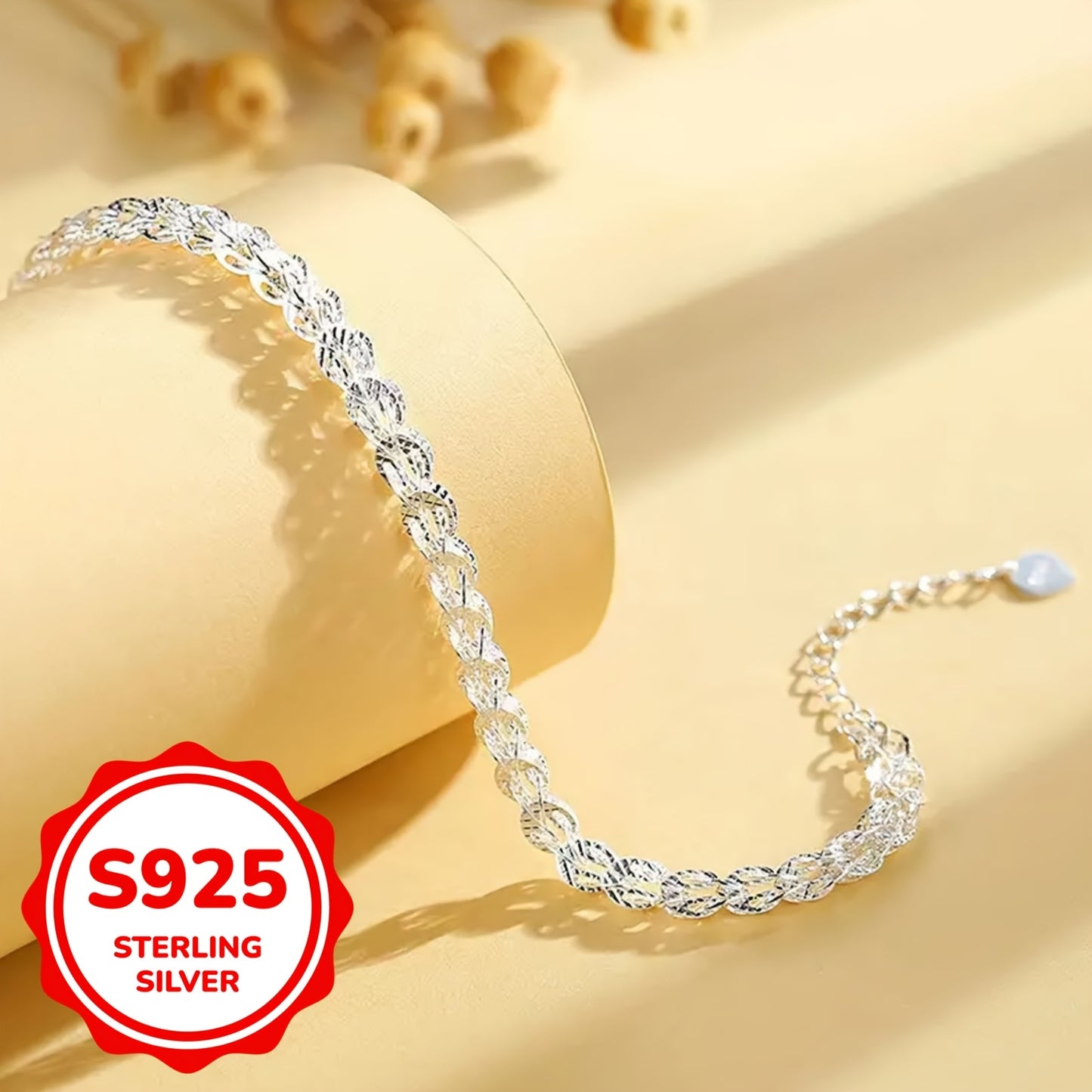 Sterling Silver Phoenix Tail Bracelet Female