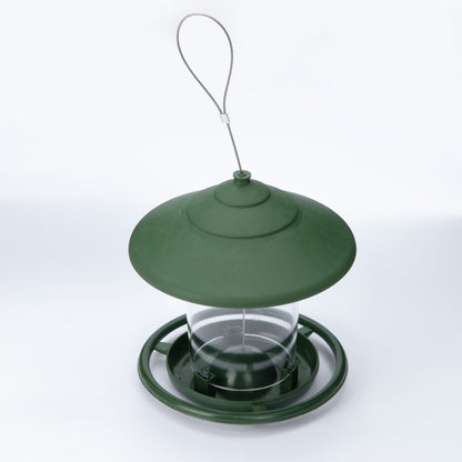 Outdoor Hanging Wild Bird Feeder for Garden and Yard Decoration - Attracts Various Bird Species with Easy-to-Fill Design