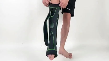 Two pairs of compression leg sleeves with elastic bands, suitable for both men and women, knee protectors, pressure sleeves for indoor and outdoor fitness, warm and breathable, perfect gift for family and friends, suitable fo