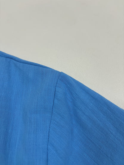 Men's Shirt Top, Solid Band Collar Short Sleeve Closure Summer Male Casual Henley Shirt For Daily Business Formal Shirts For Men