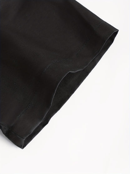 Camisa criativa para homem com estampado gráfico de rosas e letras "BEAUTIFUL", manga curta e lapela, em tecido sem elasticidade, ideal para o verão.