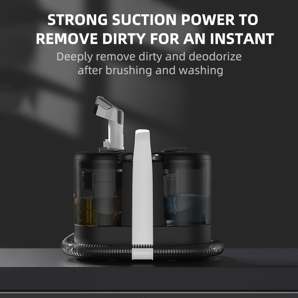 GOXAEEEE Handheld Carpet Cleaner 600W Handheld 15Kpa Corded Spot Clean Machine Wet Fabric Sofa Cleaning Pet Portable Car Multi-functional Suction And Suction Integrated Household Fabric Sofa Cleaning Machine