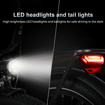 Folding Electric Bike | 26x3.0-inch Durable Tires | 48V13AH Removable Battery | 250W Motor | Disc Brakes | LCD Smart Meter | 100-110km Power-Assisted Range, Mountain Bike, Adult Bike, Cycling Assistant,  Urban Commuting, Mode