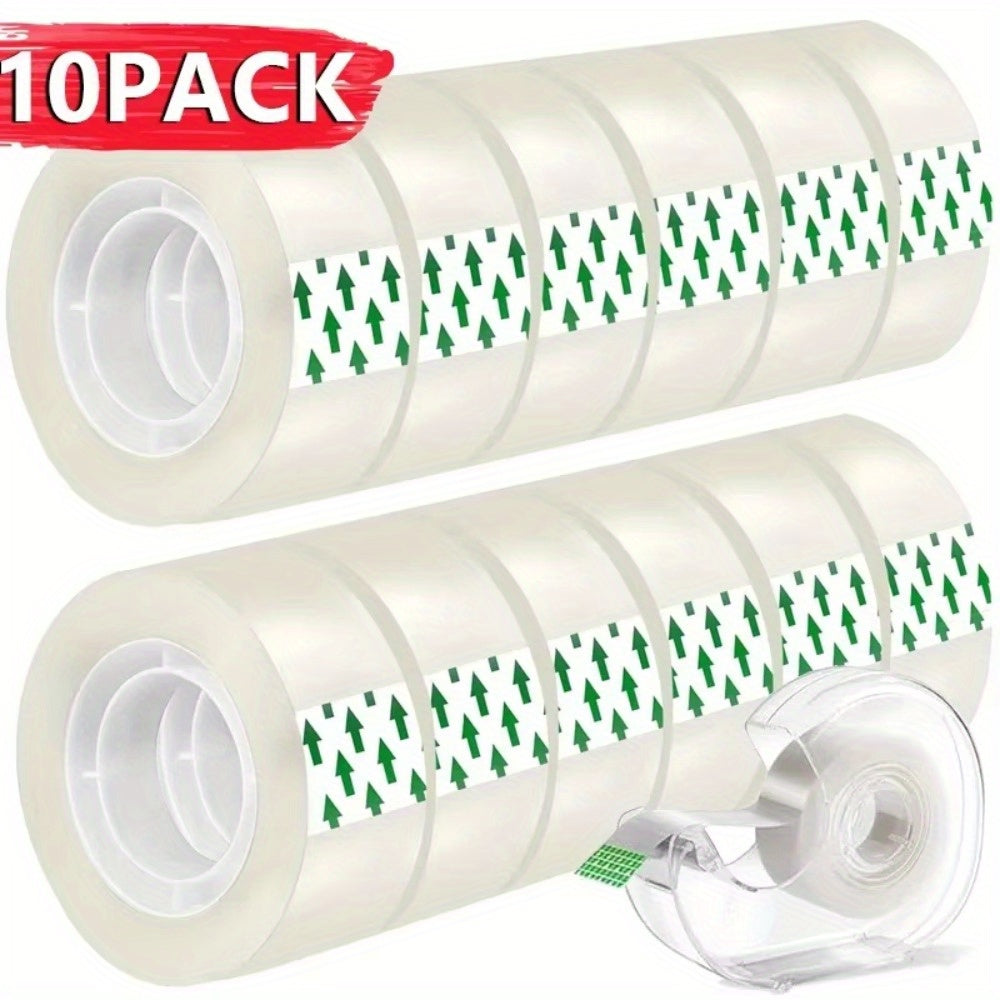 10 Rolls Heavy Duty Clear Packing Tape