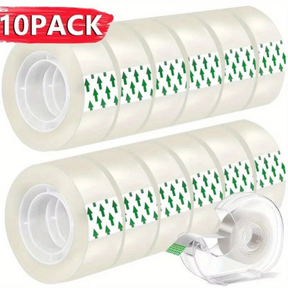 10 Rolls Heavy Duty Clear Packing Tape