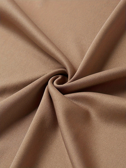 Conjunto de 4 t-shirts casuais para homem de cor sólida, estilo simples, manga curta e gola redonda, ideais para usar em casa, como pijama ou para atividades ao ar livre no verão.