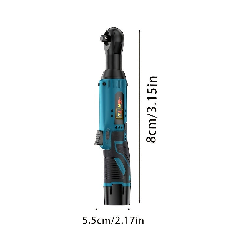 2025 New Electric Wrench, Portable Ratchet Wrench, Automotive Maintenance Angle Crane Installation Tool, Effort-Saving Quick-Release Wrench for Home Renovation, Ergonomic Socket Design, Featuring Adjustable-Speed Trigger, Ide