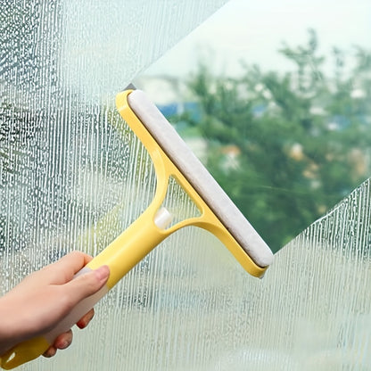 3-in-1 Multifunctional Plastic Squeegees for Windows, Mirrors, and Glass Cleaning - Spray, Wipe and Dry - Ideal for Bathroom, Kitchen, and Living Spaces