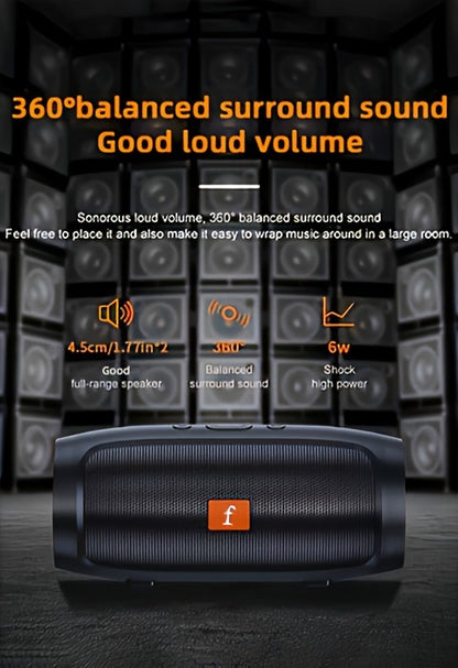 Vertical wireless speaker Stereo sound is small but the sound quality is good Desktop portable home party speaker - black blue red optional - 1pc