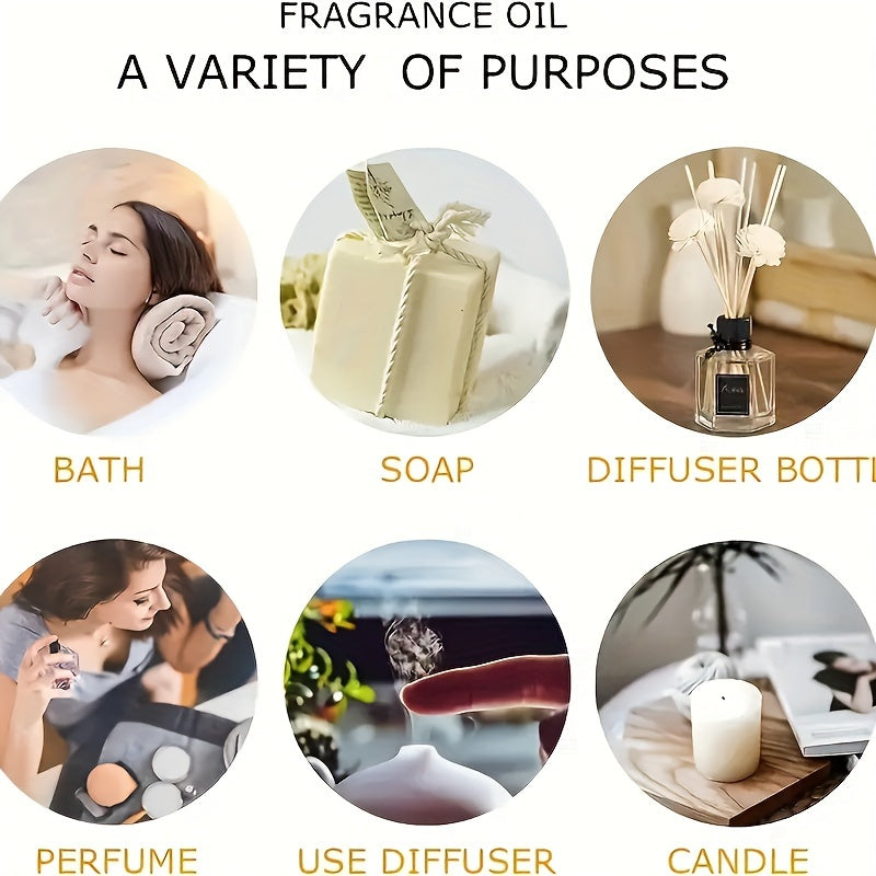 Each - Premium Essential Oil Set for Diffusers, Humidifiers, Candles & Hair Care - Includes Rose, Ocean, Cherry Blossom, Lavender, Jasmine, Sandalwood, Sweet Orange, White Tea, Lemon, Mint, Mini