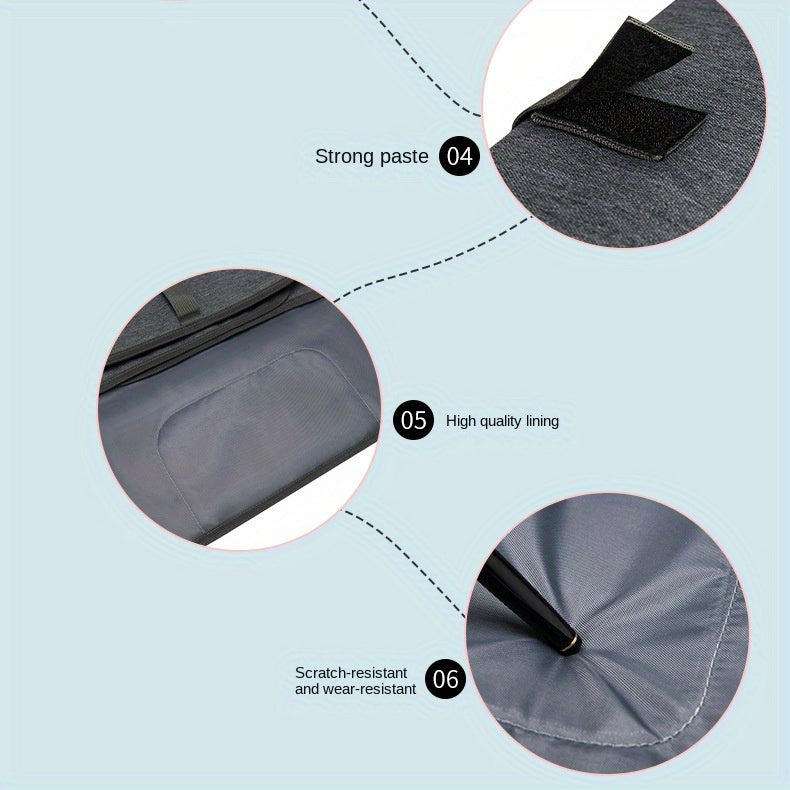 Portable Diaper Changing Pad: Waterproof Travel Station Kit With Pockets - Perfect Baby Shower Gift! Christmas, Halloween, Thanksgiving Day Gift