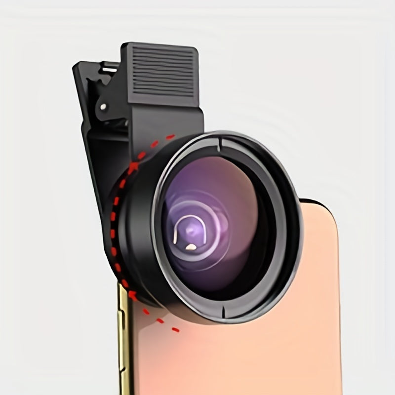 Boost Your Smartphone Photography with APEXEL's 0.45x HD 37MM Wide Angle Lens & 12.5x Super Macro Lens Kit!
