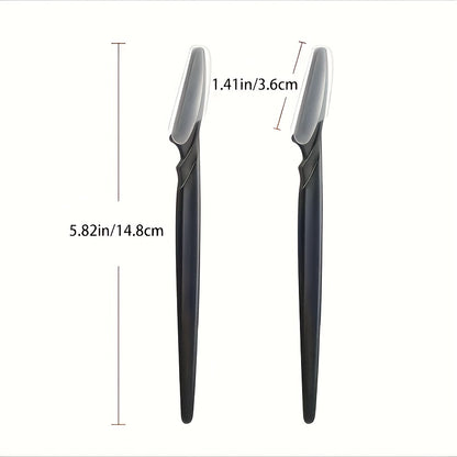 3-24pcs Eyebrow Razor Shaper Set, Facial Hair Remover Trimmer Grooming Kit for Women And Men, Stainless Steel, Non-Electric, No Battery Needed, with Various Colors for Versatility