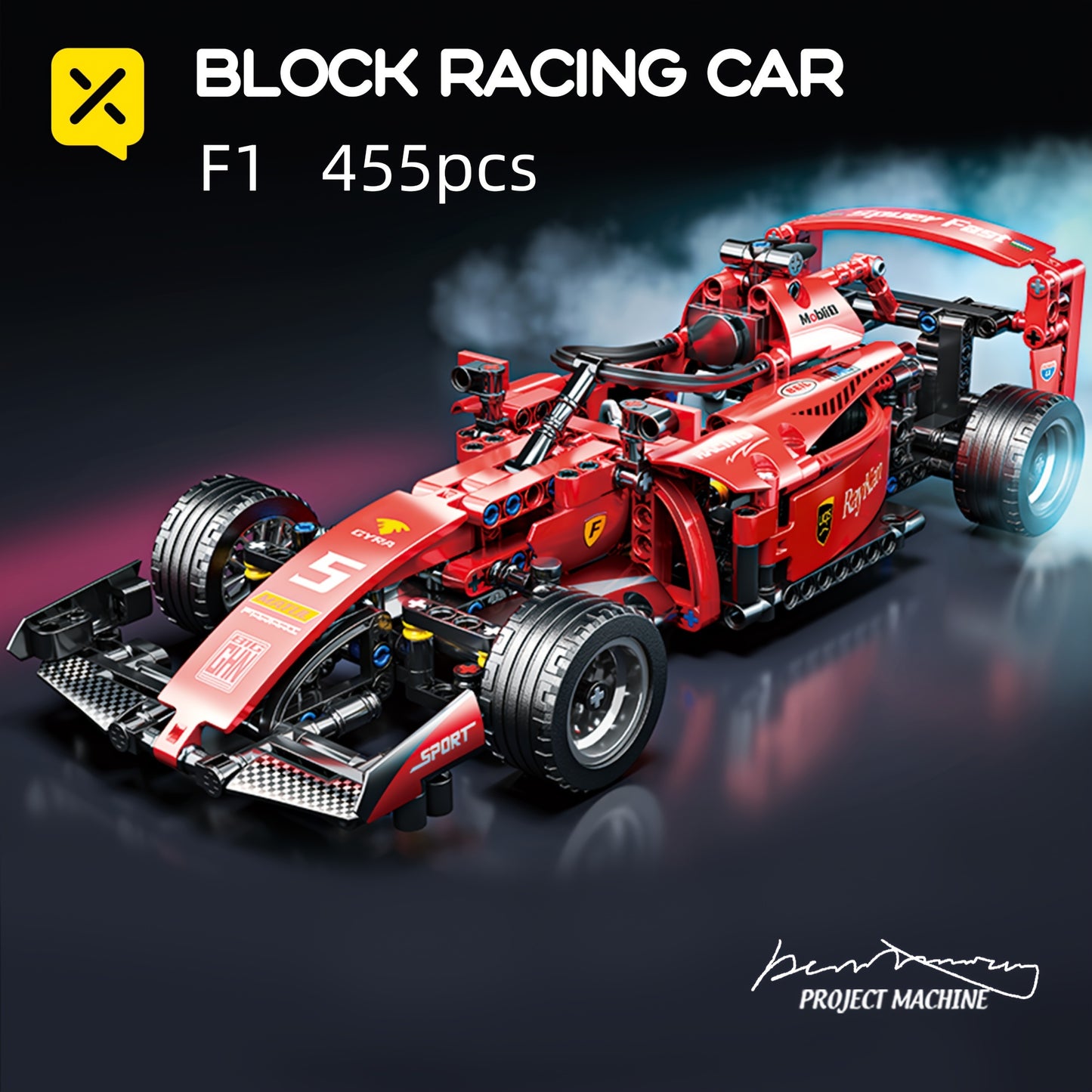 New Racing Car, Formula Retro Car Model, Remote Control Car Building Block, Cool Collection Model Car Kit, Building Toy, Suitable For Christmas Gifts, Halloween Gifts