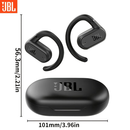 2024 New JBL Soundgear sense Open Wireless Earphones Bone Conduction Sports Running Headphones, Wireless Earbuds, HIFI Sound Quality, HD Calling, 1200mAh Rechargeable Battery, Wireless Connectivity