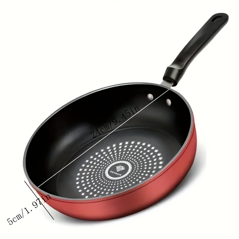 Lightweight Non-Stick Cast Iron Skillet - Smokeless, Even Heat Distribution, Perfect for Pancakes, Steaks, and Breakfast, Compatible with Gas and Induction Stoves, Dishwasher Safe, Breakfast Cooking | Modern Kitchenware | Dur