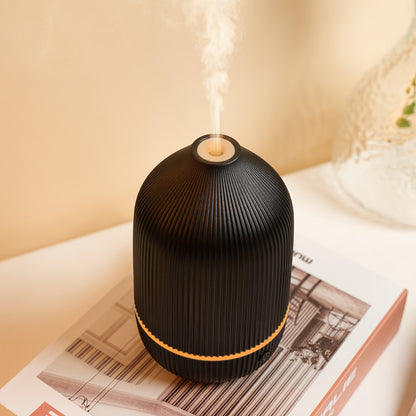 1pc AromaCare USB Powered Cylinder Aroma Diffuser, Air Purifier & Humidifier with Automatic Shut-Off, Waterless Ultrasonic Mist Maker for Enhanced Sleep & Relaxation, Ideal for Home, Office & Travel