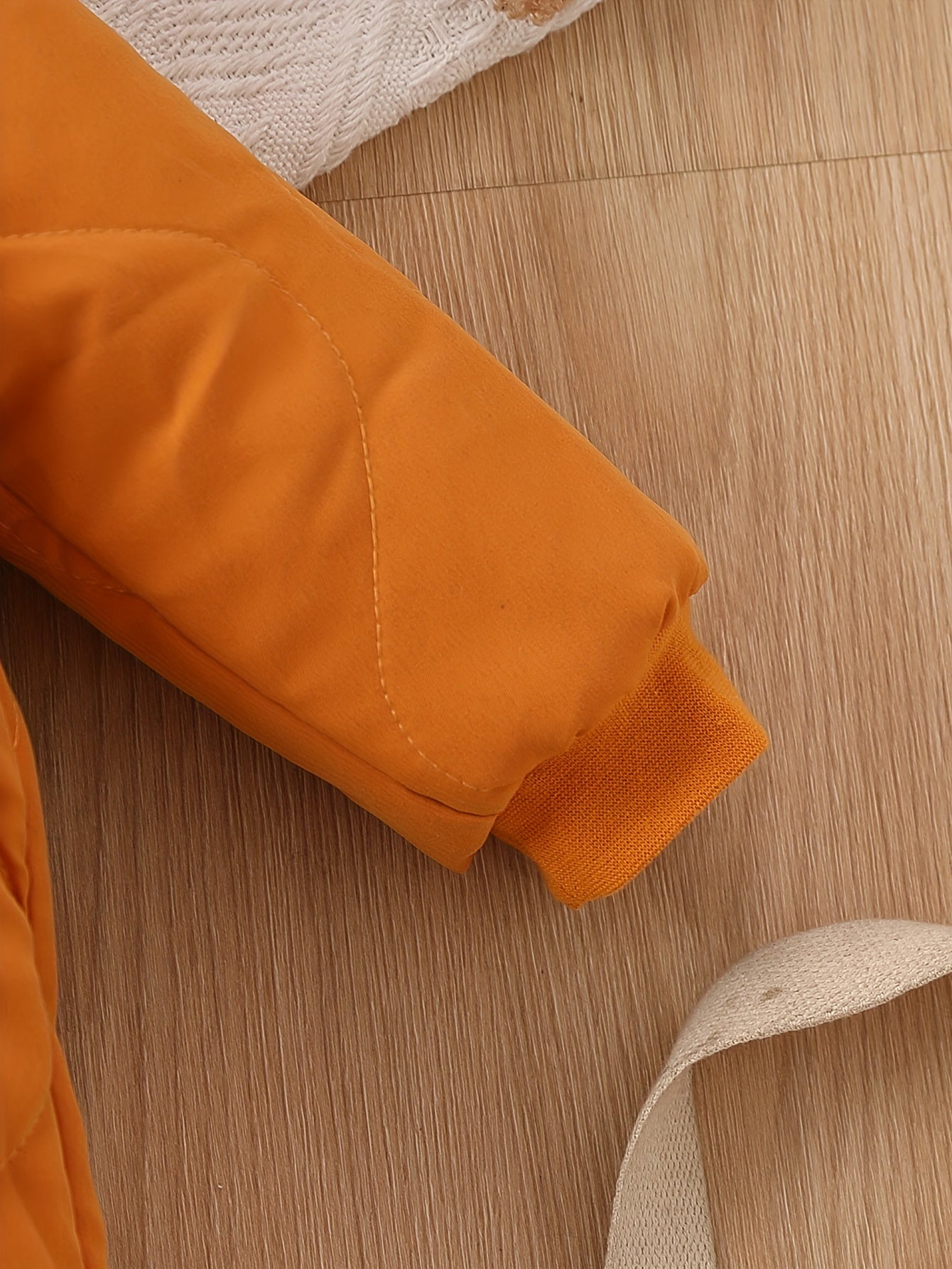 Infant Hooded Thick Romper Long Sleeve Zipper Thermal Jumpsuit, Babies & Kids Coat