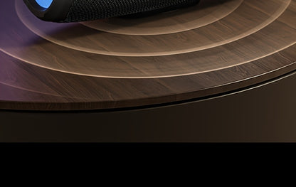 HEAVY BASS 30W Wireless Speaker with Subwoofer, USB-C Charging, Wireless, Built-in Mic, Portable PA System for Home Theater, Camping, Parties - Compatible with PC, Tablet, Smartphone, USB Drive - Ideal for DJs, Presentations,