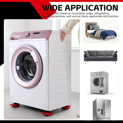 5pcs Heavy-Duty Furniture Moving System, Uncharged, No Battery Required, with Lifter Tool Set for Hardware Moving Tools