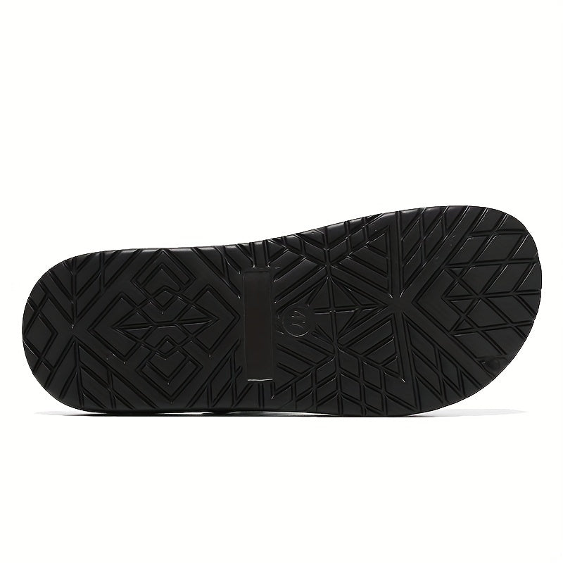 Men's Fashionable Breathable Oversized Clogs - Casual Slip-On Beach & Garden Sandals, EVA Material