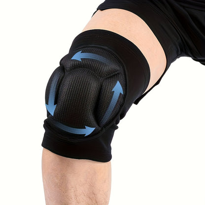 2pcs Heavy-Duty Knee Braces with Thick Cushioning - Adjustable Compression Fit (Black/Teal) for Men & Women,, Joint, Post-Surgery, & - Knee Stabilizers