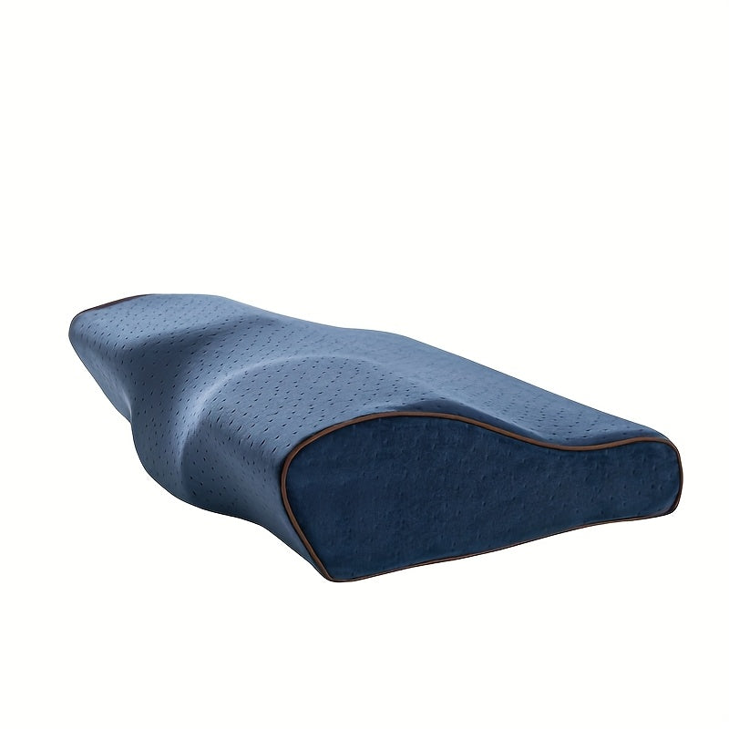 4D Pillow - Ergonomic Butterfly-Shaped Sleeping Pillow with Zipper Closure, Medium Firmness, Fade-Resistant Polyester Cover, All-Season for Side, Back & Stomach Sleepers - Classic Design For Home & Living Room, Modern Pillowc