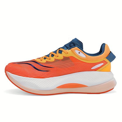 Ténis de corrida versáteis para homem e mulher - Ténis elegantes de cano baixo com fecho de cordões, topo em tecido leve e respirável, sola de borracha para treinos ao ar livre e no ginásio, ideais para corrida matinal e noturna e exercício no parque.