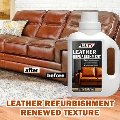 Care and Repair Cream - 500ml Deep Care for Car Seats, Sofas, Jackets, Shoes & Clothing: Enhances Shine, Protects Against Fading, Covers Whitening, Prevents Cracking & Aging