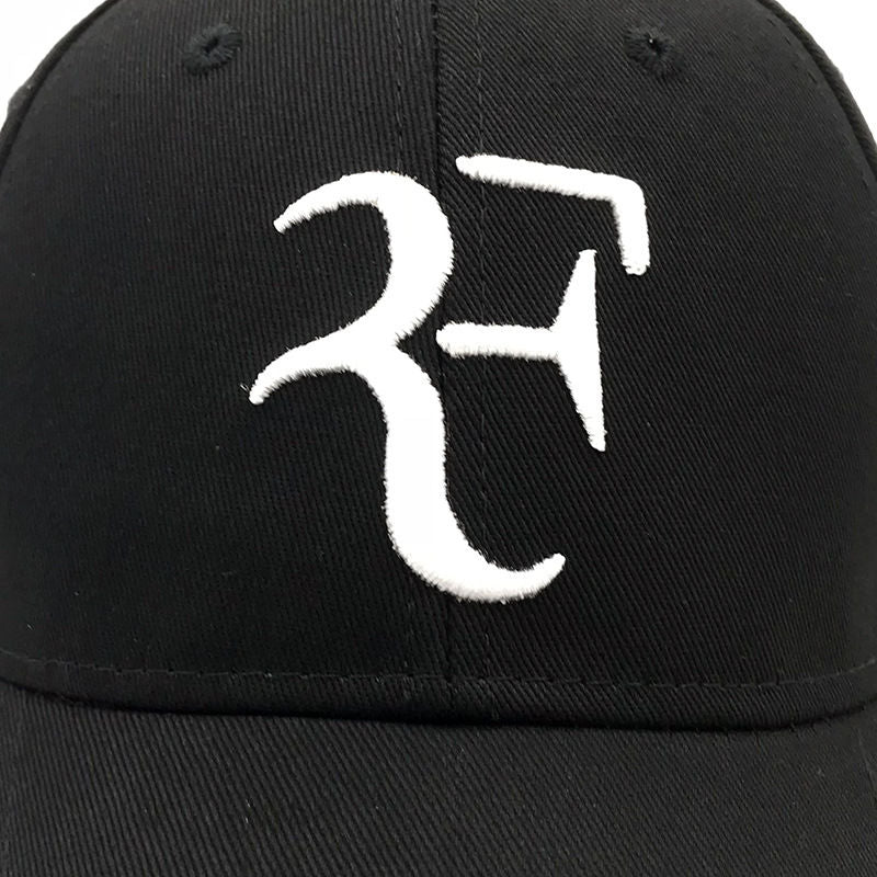 Fashion European And American F Letter Embroidery Baseball Cap Tennis Star  Sports Peaked Cap Simple For Men And Women