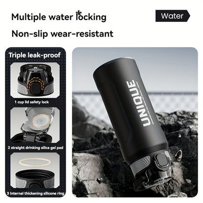 32oz nRMEi Insulated Stainless Steel Water Bottle with Pop-Up Lid, Handle & Straw - 316 Stainless Steel, BPA-Free, 4-Season Hot/Cold Retention, Large Capacity for Outdoor, Travel, Everyday Use, Insulated Water Bottle, Sleek M