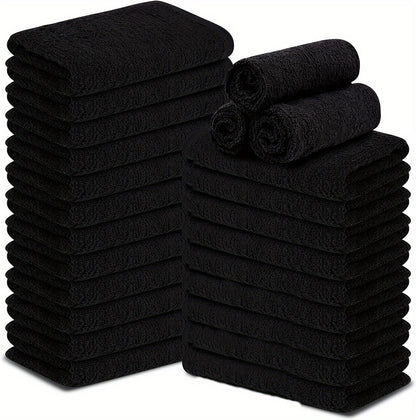 6pcs Makeup Remover Towel Set, Strong Water Absorption, Soft Towel For Bathroom, Spa, And Gyms