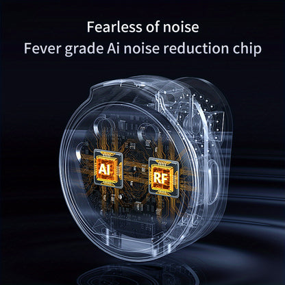 Professional Wireless Lavalier Microphone with Noise Cancellation, USB-C Rechargeable, Compatible with for iphone 17/16/15 & Android, Compact Design for Vlogging, Interviews, Conferences, and Content Creators, Vlogging Microp