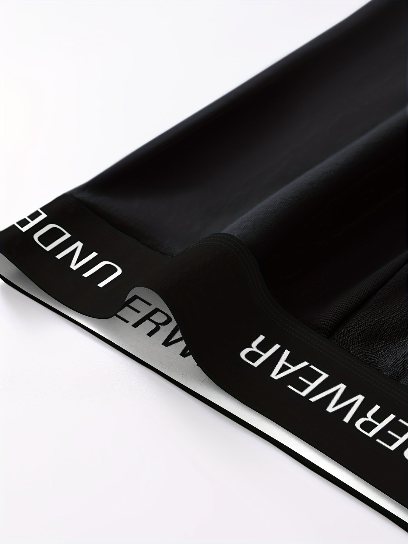 5-Pack Men'S Black High-Waisted Boxer Briefs - Premium Comfort, Breathable & Light Beige-Friendly Underwear for Youth, Casual Attire, Stylish Undergarments, Modern Undergarments, Soft Material, Comfortable Fit, Multipack Unde