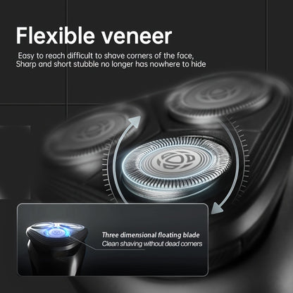 Philips Shaver Series 1000 Electric Razor S1113 PowerCut Blade ContourFlex Shaving Head Attachment Automatic Grinding Blades 3D Floating Shaving Head Ergonomic Design USB Charging 1 Hour Full Charge for 30 Minutes Runtime
