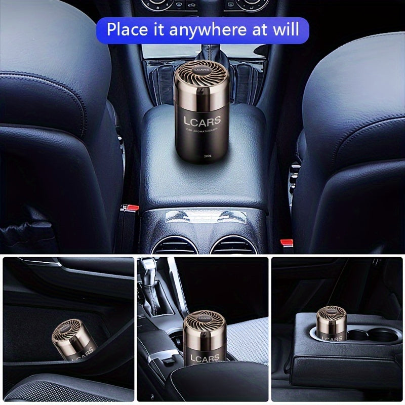 1pc LCARS Car Aromatherapy Balm - Long-Lasting Fragrance for Vehicle, Home, and Office Use - Elegant Men'S Cologne Scent - Odor Eliminator - Single Pack